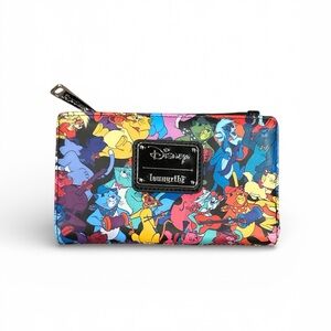 Disney Loungefly Multicolor Character Wallet aristocrats